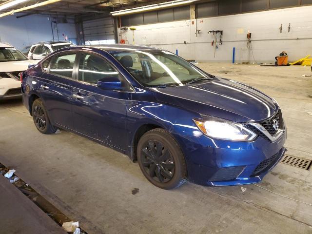 3N1AB7AP4JY337025 - 2018 NISSAN SENTRA S BLUE photo 4