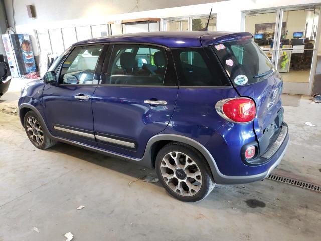 ZFBCFADH2HZ039104 - 2017 FIAT 500L TREKKING BLUE photo 2