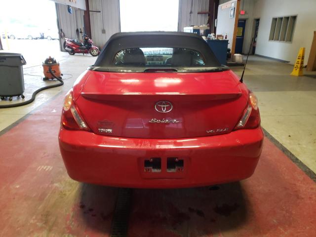 4T1FA38P84U030416 - 2004 TOYOTA CAMRY SOLA SE RED photo 6