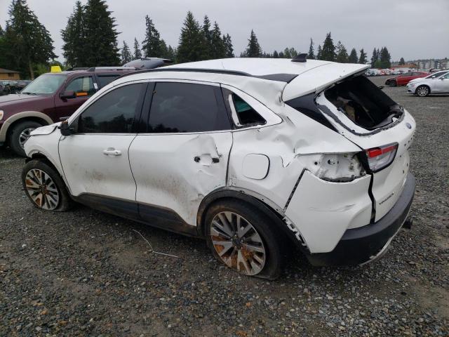 1FMCU9J98NUA53706 - 2022 FORD ESCAPE TITANIUM WHITE photo 2