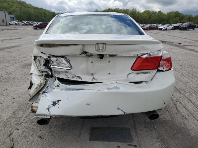 1HGCR2F55EA143630 - 2014 HONDA ACCORD SPORT WHITE photo 6