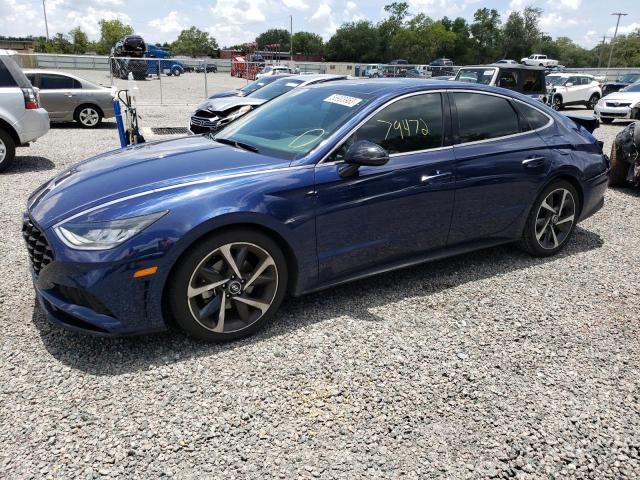 5NPEJ4J20NH150405 - 2022 HYUNDAI SONATA SEL PLUS BLUE photo 1