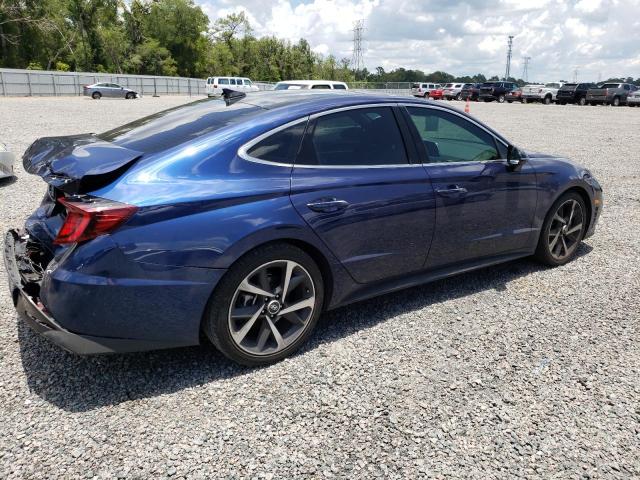 5NPEJ4J20NH150405 - 2022 HYUNDAI SONATA SEL PLUS BLUE photo 3