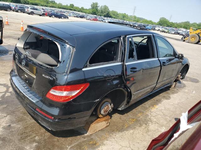 4JGCB2FE9BA127540 - 2011 MERCEDES-BENZ R 350 BLUETEC BLACK photo 3