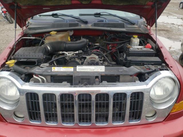 1J4GL58K47W593582 - 2007 JEEP LIBERTY LIMITED RED photo 11