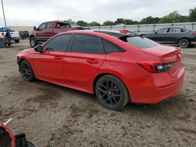 2HGFE2F55NH536960 - 2022 HONDA CIVIC SPORT წითელი ფოტო 2