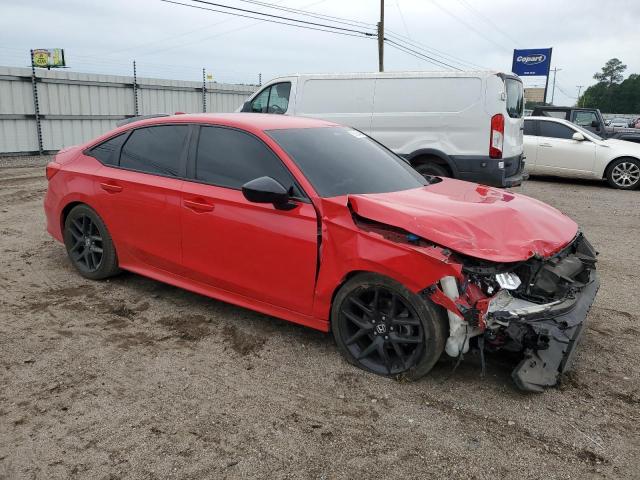 2HGFE2F55NH536960 - 2022 HONDA CIVIC SPORT წითელი ფოტო 4