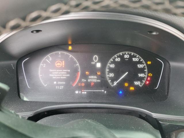 2HGFE2F55NH536960 - 2022 HONDA CIVIC SPORT წითელი ფოტო 9