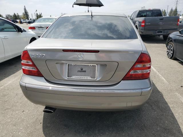 WDBRF52H96F750927 - 2006 MERCEDES-BENZ C 230 SILVER photo 6