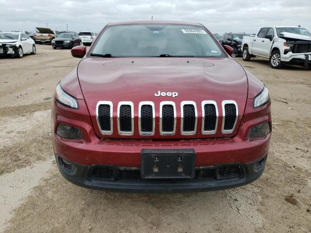 1C4PJMCS6HW569735 - 2017 JEEP CHEROKEE LATITUDE RED photo 5