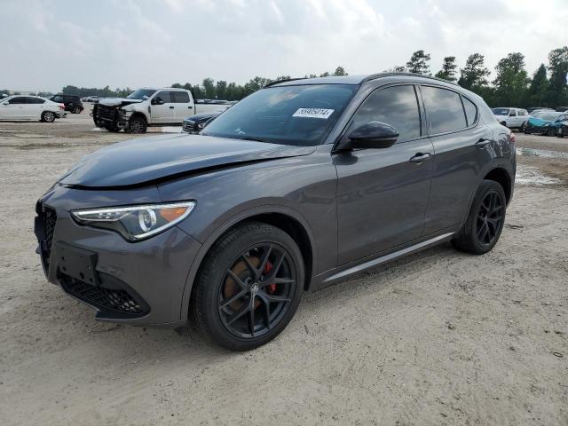 ZASPAKBN1M7D00487 - 2021 ALFA ROMEO STELVIO TI GRAY photo 1
