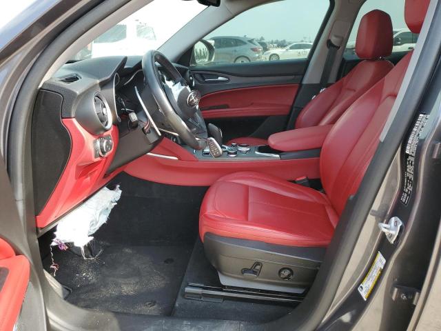 ZASPAKBN1M7D00487 - 2021 ALFA ROMEO STELVIO TI GRAY photo 7