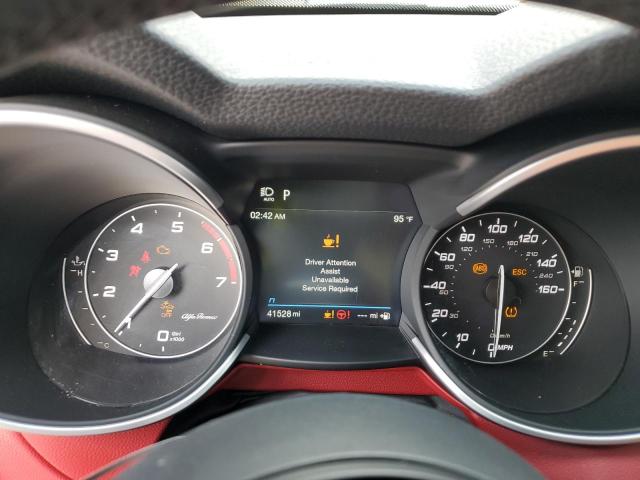 ZASPAKBN1M7D00487 - 2021 ALFA ROMEO STELVIO TI GRAY photo 9