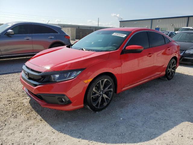 2HGFC2F8XMH533261 - 2021 HONDA CIVIC SPORT 红色 照片 1