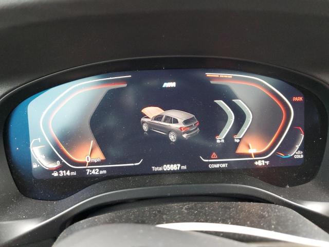 5UX43DP06P9P21868 - 2023 BMW X3 SDRIVE30I BLACK photo 9