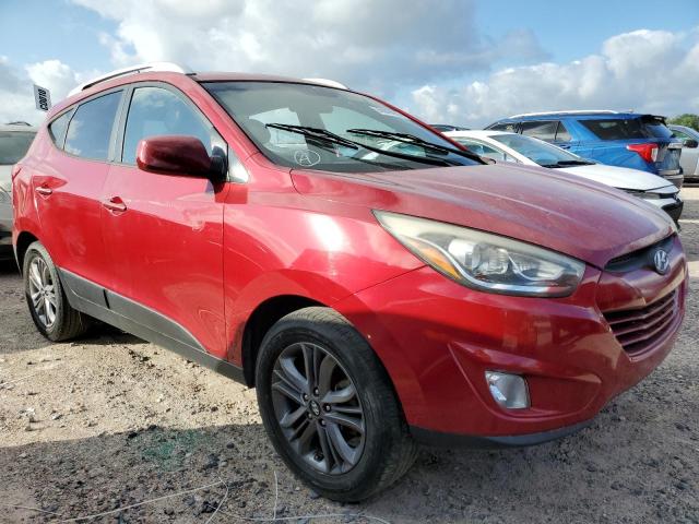 KM8JU3AGXFU100450 - 2015 HYUNDAI TUCSON LIMITED RED photo 4