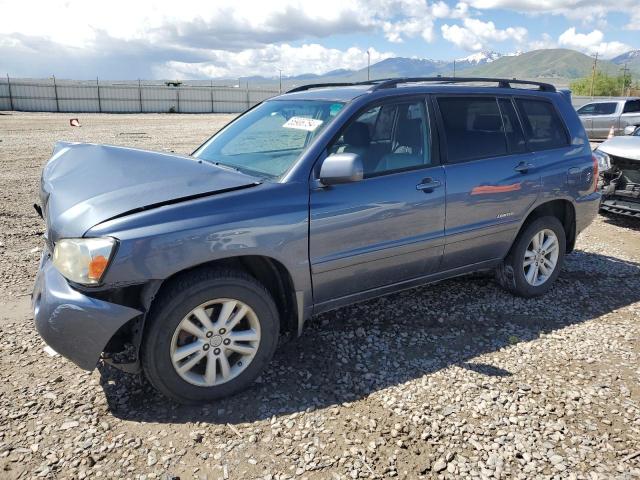 JTEHW21A870045021 - 2007 TOYOTA HIGHLANDER HYBRID SILVER photo 1