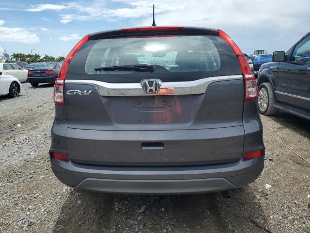 2HKRM3H32FH552848 - 2015 HONDA CR-V LX GRAY photo 6