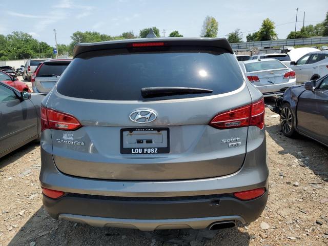 5XYZTDLB0FG232832 - 2015 HYUNDAI SANTA FE GRAY photo 6