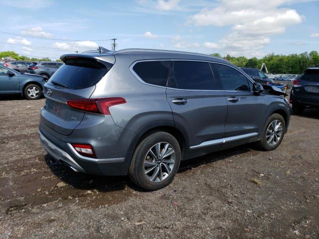 5NMS3CAD1KH045292 - 2019 HYUNDAI SANTA FE SEL GRAY photo 3