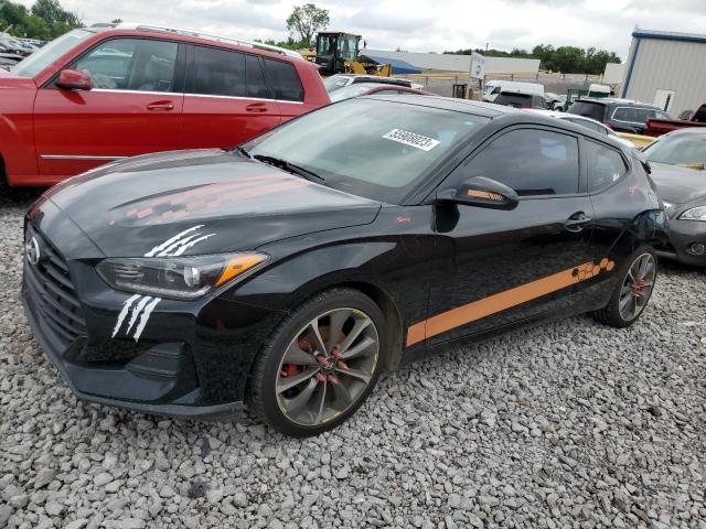 KMHTG6AF3LU027538 - 2020 HYUNDAI VELOSTER BASE BLACK photo 1