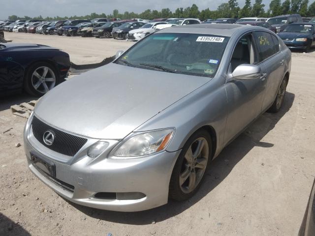 JTHBE96S780028380 - 2008 LEXUS GS 350 SILVER photo 2