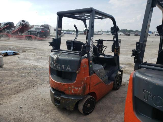 63239 - 2014 TOYOTA FORKLIFT Pomarańczowy zdjęcie 4