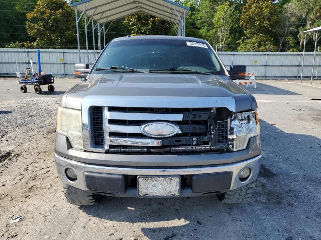 1FTPW14V19FA99480 - 2009 FORD F150 SUPERCREW GRAY photo 5