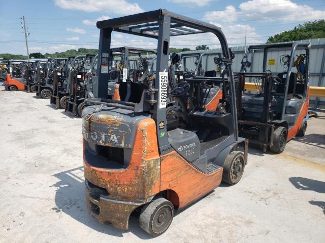 62632 - 2014 TOYOTA FORKLIFT Pomarańczowy zdjęcie 4