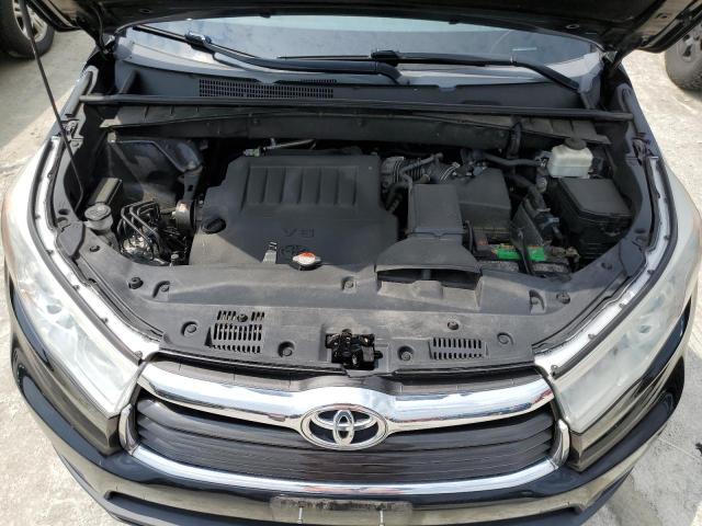 5TDJKRFH7GS253307 - 2016 TOYOTA HIGHLANDER XLE Սև լուսանկար 12