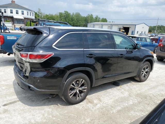 5TDJKRFH7GS253307 - 2016 TOYOTA HIGHLANDER XLE Սև լուսանկար 3