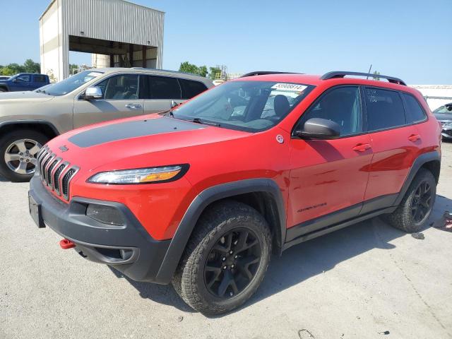 1C4PJMBS7HW639597 - 2017 JEEP CHEROKEE TRAILHAWK RED photo 1