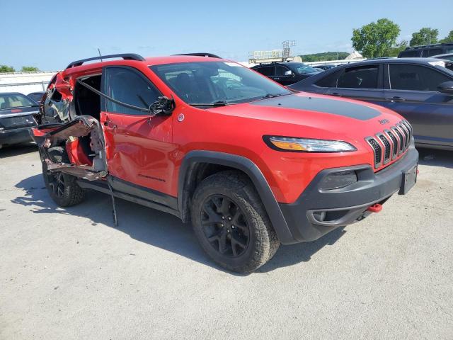 1C4PJMBS7HW639597 - 2017 JEEP CHEROKEE TRAILHAWK RED photo 4