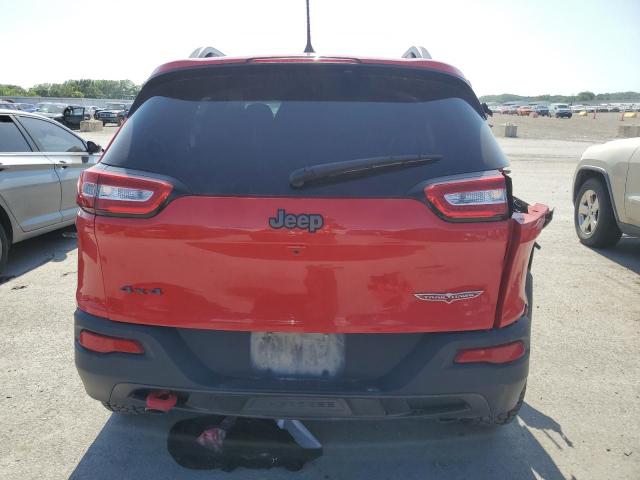 1C4PJMBS7HW639597 - 2017 JEEP CHEROKEE TRAILHAWK RED photo 6