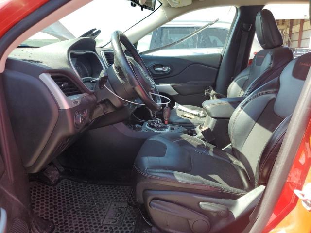 1C4PJMBS7HW639597 - 2017 JEEP CHEROKEE TRAILHAWK RED photo 7