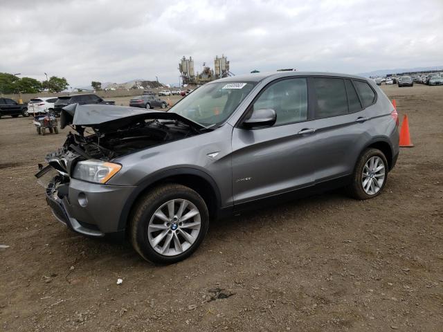 5UXWX9C5XD0A13377 - 2013 BMW X3 XDRIVE28I GRAY photo 1