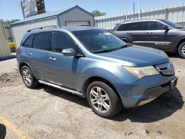 2HNYD28437H521434 - 2007 ACURA MDX TECHNOLOGY BLUE photo 4