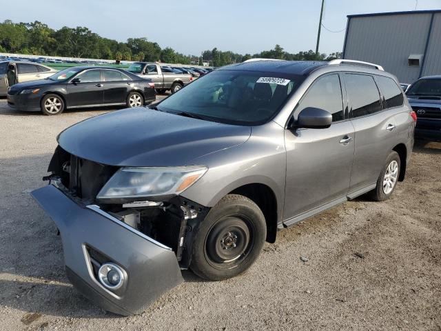 5N1AR2MN8GC668645 - 2016 NISSAN PATHFINDER S GRAY photo 1