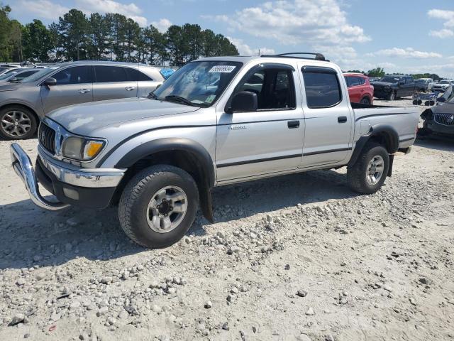 5TEGN92N92Z895777 - 2002 TOYOTA TACOMA DOUBLE CAB PRERUNNER SILVER photo 1
