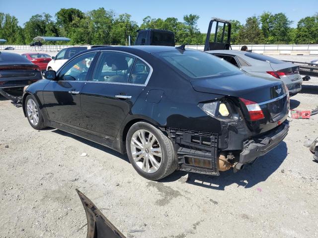 KMHGC4DD4CU171109 - 2012 HYUNDAI GENESIS 3.8L შავი ფოტო 2