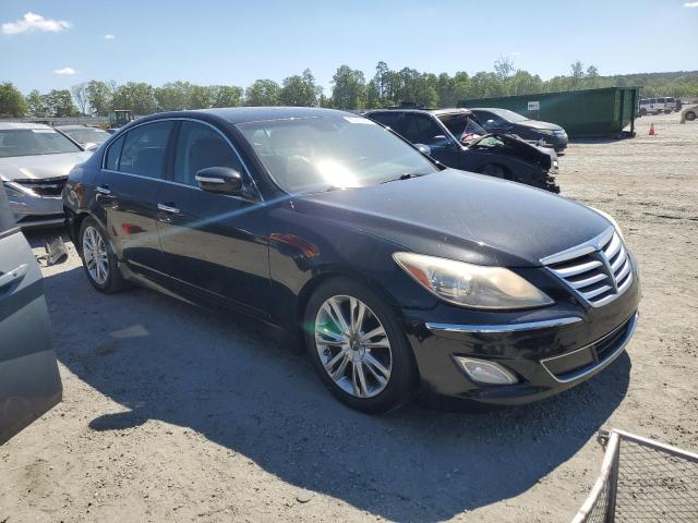 KMHGC4DD4CU171109 - 2012 HYUNDAI GENESIS 3.8L შავი ფოტო 4