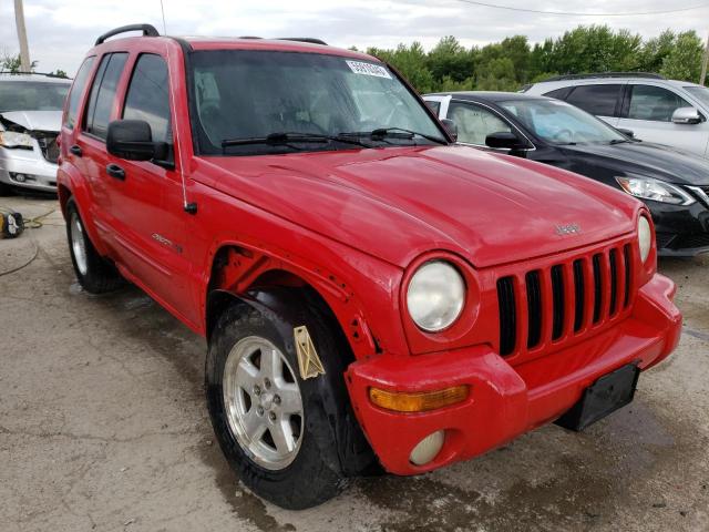 1J4GL58K82W348924 - 2002 JEEP LIBERTY LIMITED RED photo 4