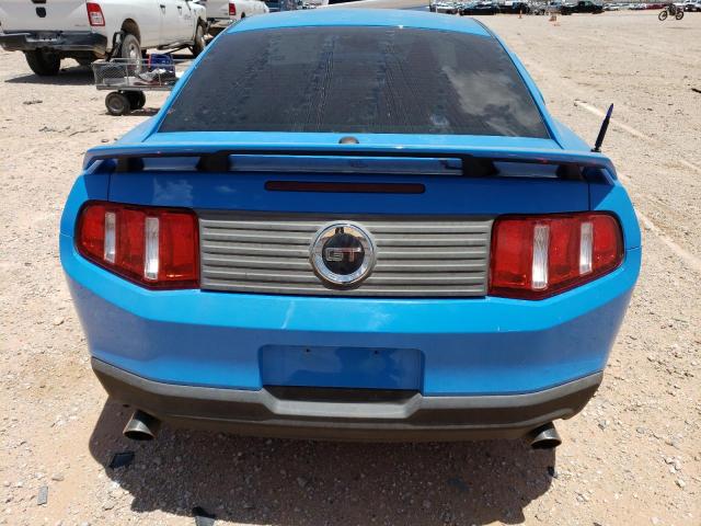 1ZVBP8CH1A5143853 - 2010 FORD MUSTANG GT BLUE photo 6