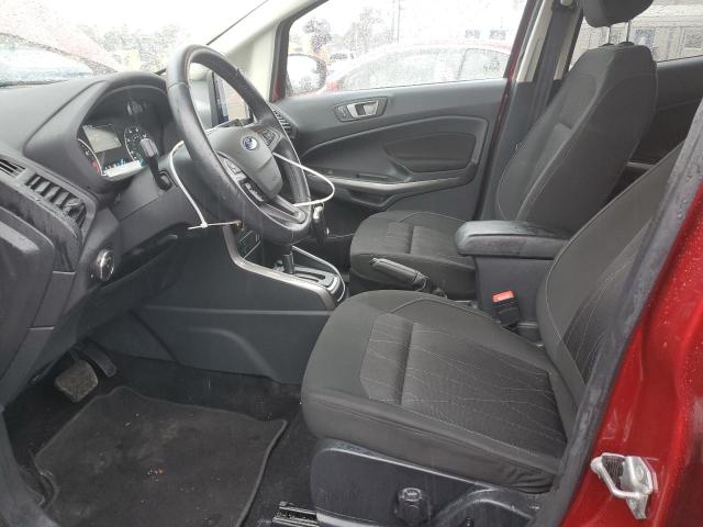 MAJ3S2GE8LC383232 - 2020 FORD ECOSPORT SE RED photo 7