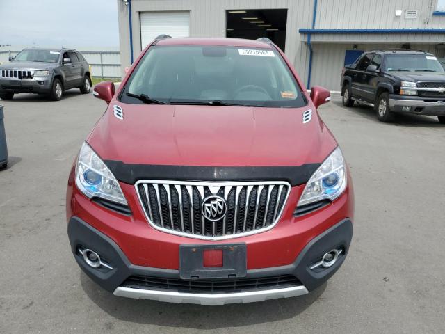 KL4CJFSB1FB218693 - 2015 BUICK ENCORE CONVENIENCE 勃艮第红 照片 5