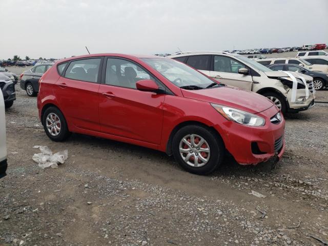 KMHCT5AEXDU079487 - 2013 HYUNDAI ACCENT GLS RED photo 4