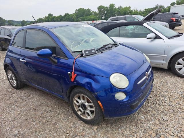 3C3CFFAR8CT103089 - 2012 FIAT 500 POP BLUE photo 1