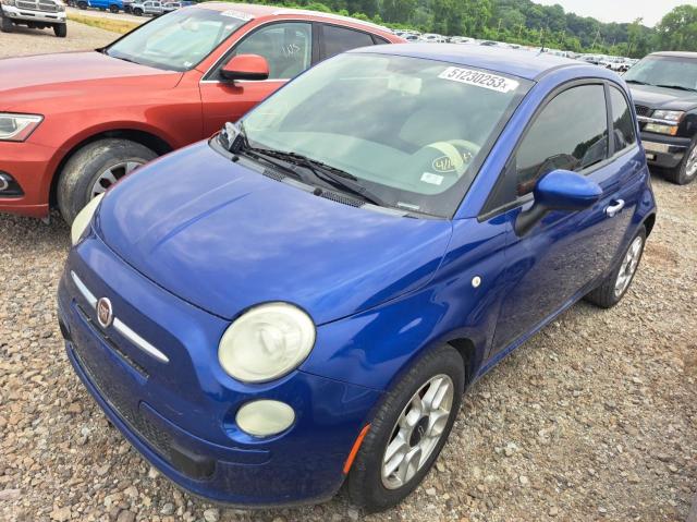 3C3CFFAR8CT103089 - 2012 FIAT 500 POP BLUE photo 2