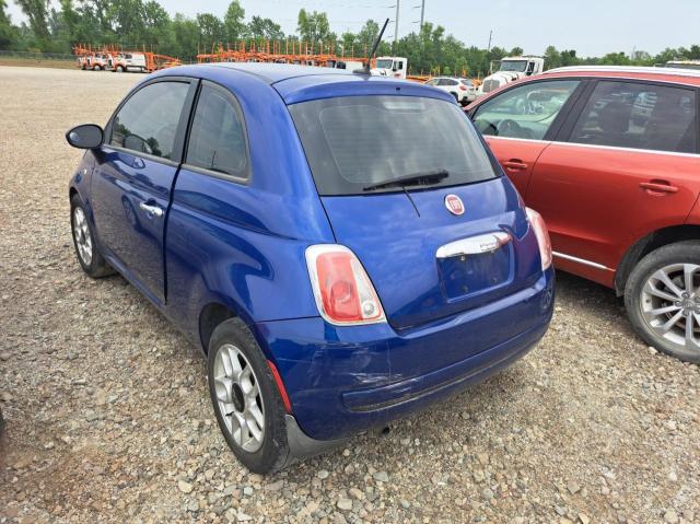 3C3CFFAR8CT103089 - 2012 FIAT 500 POP BLUE photo 3