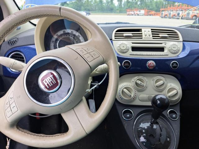 3C3CFFAR8CT103089 - 2012 FIAT 500 POP BLUE photo 9